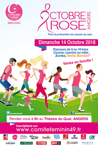 Affiche Octobre Rose Angers