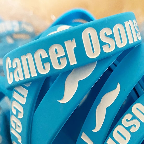 Bracelet silicone marquage incrusté