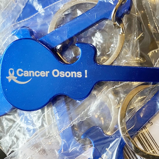 Porte clé décapsuleur guitare