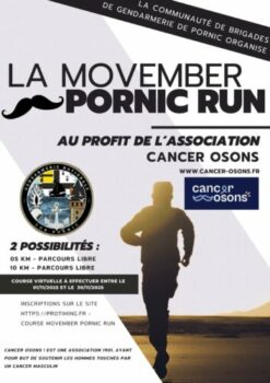Participez à la Movember Pornic Run & Walk !