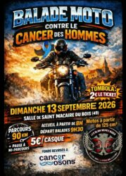 Balade Moto Solidaire – Dimanche 13 septembre 2026